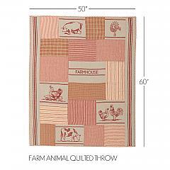 51317-Sawyer-Mill-Red-Farm-Animal-Quilted-Throw-60x50-image-1