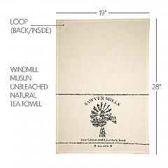 51314-Sawyer-Mill-Charcoal-Windmill-Muslin-Unbleached-Natural-Tea-Towel-19x28-image-2