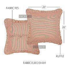 51326-Sawyer-Mill-Red-Ticking-Stripe-Fabric-Euro-Sham-26x26-image-1