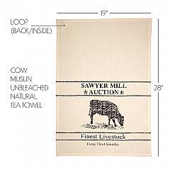 51310-Sawyer-Mill-Charcoal-Cow-Muslin-Unbleached-Natural-Tea-Towel-19x28-image-2