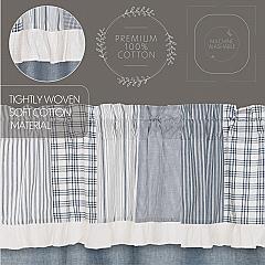 51287-Sawyer-Mill-Blue-Chambray-Solid-Panel-with-Attached-Patchwork-Valance-Set-of-2-84x40-image-3