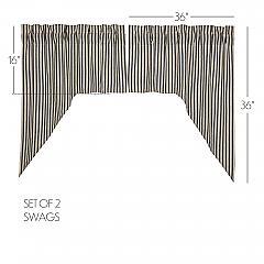 69959-Ashmont-Ticking-Stripe-Swag-Set-of-2-36x36x16-image-1
