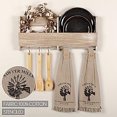 45879-Sawyer-Mill-Charcoal-Windmill-Button-Loop-Kitchen-Towel-Set-of-2-image-2