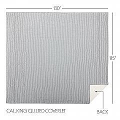 51900-Sawyer-Mill-Blue-Ticking-Stripe-California-King-Quilt-Coverlet-130Wx115L-image-1