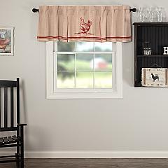 52207-Sawyer-Mill-Red-Chicken-Valance-Pleated-20x72-image-5