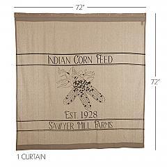 56761-Sawyer-Mill-Charcoal-Corn-Feed-Shower-Curtain-72x72-image-1