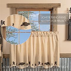 45607-Kettle-Grove-Applique-Crow-and-Star-Tier-Set-of-2-L36xW36-image-2