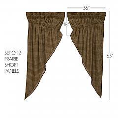 8269-Tea-Cabin-Green-Plaid-Prairie-Short-Panel-Set-of-2-63x36x18-image-1