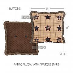 32687-Bingham-Star-Fabric-Pillow-with-Applique-Stars-16x16-image-1