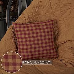 32168-Burgundy-Check-Fabric-Pillow-16x16-image-2