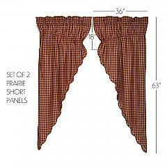 6100-Burgundy-Check-Scalloped-Prairie-Short-Panel-Set-of-2-63x36x18-image-1