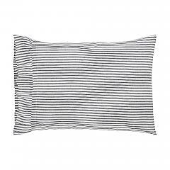 80458-Sawyer-Mill-Black-Ruffled-Ticking-Stripe-Standard-Pillow-Case-Set-of-2-21x26-4-image-2