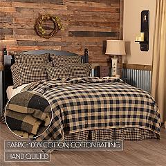 51780-Black-Check-California-King-Quilt-Coverlet-130Wx115L-image-2