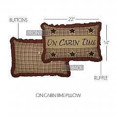 56669-Dawson-Star-On-Cabin-Time-Pillow-14x22-image-1