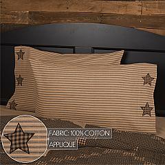 56680-Farmhouse-Star-Standard-Pillow-Case-w-Applique-Star-Set-of-2-21x30-image-2