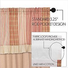 51344-Sawyer-Mill-Red-Chambray-Solid-Panel-with-Attached-Patchwork-Valance-Set-of-2-84x40-image-4