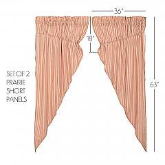 51332-Sawyer-Mill-Red-Ticking-Stripe-Prairie-Short-Panel-Set-of-2-63x36x18-image-1