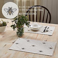 81268-Embroidered-Bee-Placemat-Set-of-6-12x18-image-2