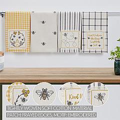 81267-Embroidered-Bee-Tea-Towel-Set-of-4-19x28-image-2