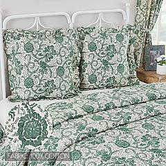 81217-Dorset-Green-Floral-Fabric-Euro-Sham-26x26-image-2