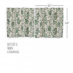 81231-Dorset-Green-Floral-Tier-Set-of-2-L24xW36-image-1