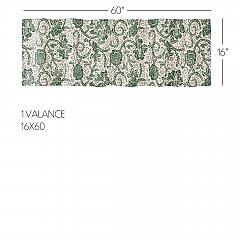 81232-Dorset-Green-Floral-Valance-16x60-image-1