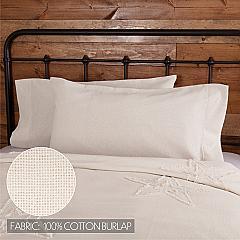 51811-Burlap-Antique-White-King-Pillow-Case-Set-of-2-21x40-image-2