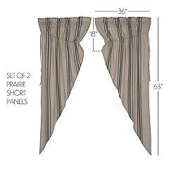 70108-Grain-Sack-Charcoal-Prairie-Short-Panel-Set-of-2-63x36x18-image-2