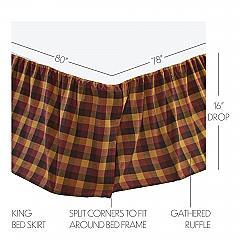 38001-Heritage-Farms-Primitive-Check-King-Bed-Skirt-78x80x16-image-1