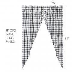 80469-Sawyer-Mill-Black-Plaid-Prairie-Long-Panel-Set-of-2-84x36x18-image-1