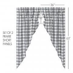 80470-Sawyer-Mill-Black-Plaid-Prairie-Short-Panel-Set-of-2-63x36x18-image-1
