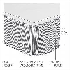 80453-Sawyer-Mill-Black-Ticking-Stripe-King-Bed-Skirt-78x80x16-image-3