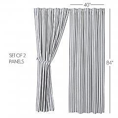 80480-Sawyer-Mill-Black-Ticking-Stripe-Panel-Set-of-2-84x40-image-3