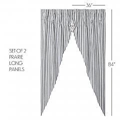 80482-Sawyer-Mill-Black-Ticking-Stripe-Prairie-Long-Panel-Set-of-2-84x36x18-image-1