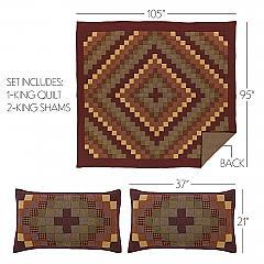 51746-Heritage-Farms-King-Quilt-Set-1-Quilt-105Wx95L-w-2-Shams-21x37-image-1