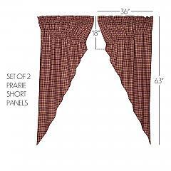27081-Patriotic-Patch-Plaid-Prairie-Short-Panel-Set-of-2-36x63x18-image-1