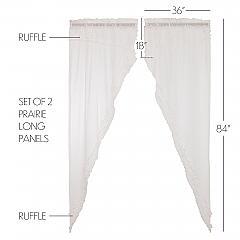 61665-White-Ruffled-Sheer-Petticoat-Prairie-Long-Panel-Set-of-2-84x36x18-image-1