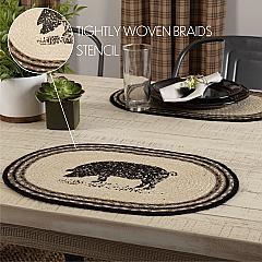 34097-Sawyer-Mill-Charcoal-Pig-Jute-Placemat-Set-of-6-12x18-image-2