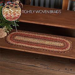 67107-Ginger-Spice-Jute-Stair-Tread-Oval-Latex-8.5x27-image-2