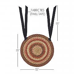 67127-Ginger-Spice-Jute-Chair-Pad-15-inch-Diameter-image-1