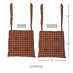6094-Burgundy-Check-Chair-Pad-image-1
