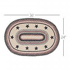 81332-Colonial-Star-Jute-Rug-Oval-24x36-image-1