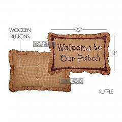 56730-Landon-Welcome-to-Our-Patch-Pillow-14x22-image-1