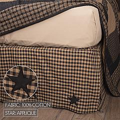 45582-Black-Check-Star-Queen-Bed-Skirt-60x80x16-image-2