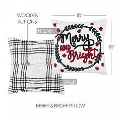 80307-Black-Plaid-Merry-&-Bright-Pillow-18x18-image