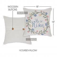 81150-He-is-Risen-Pillow-18x18-image