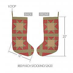 42478-Dolly-Star-Red-Patch-Stocking-12x20-image