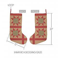 42479-Dolly-Star-Tan-Patch-Stocking-12x20-image