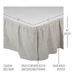 51858-Hatteras-Seersucker-Blue-Ticking-Stripe-Queen-Bed-Skirt-60x80x16-image-2