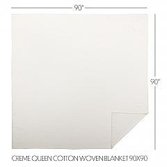 43064-Serenity-Creme-Queen-Cotton-Woven-Blanket-90x90-image